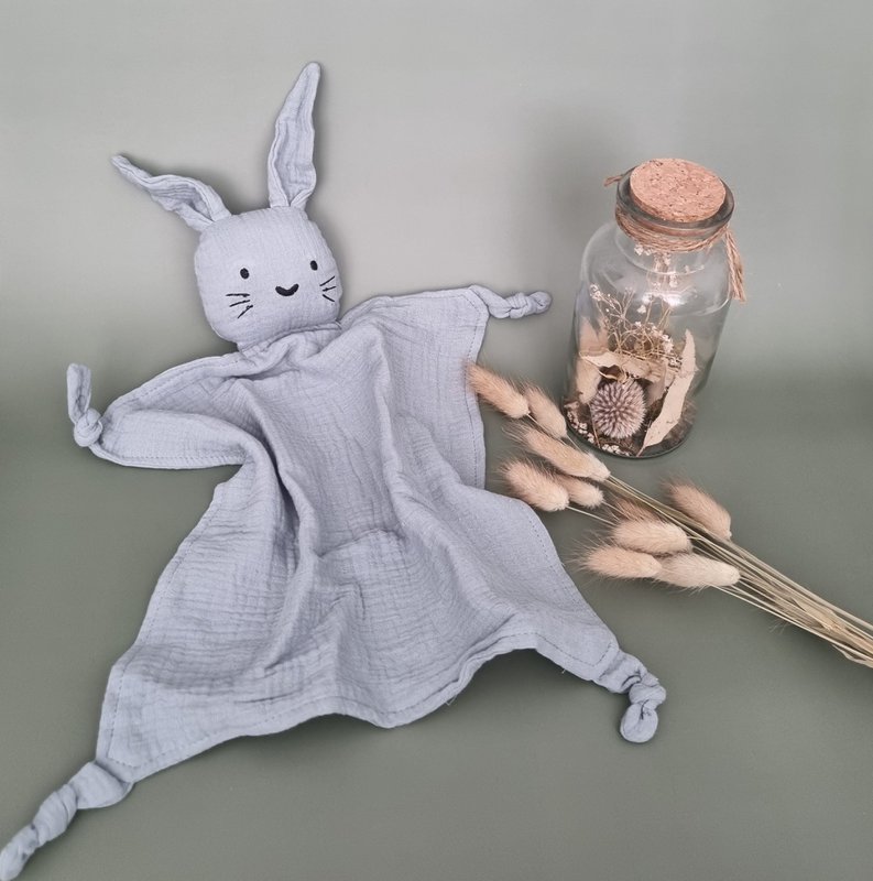 Hydrophilic cuddly toy Rabbit - Gray Blue