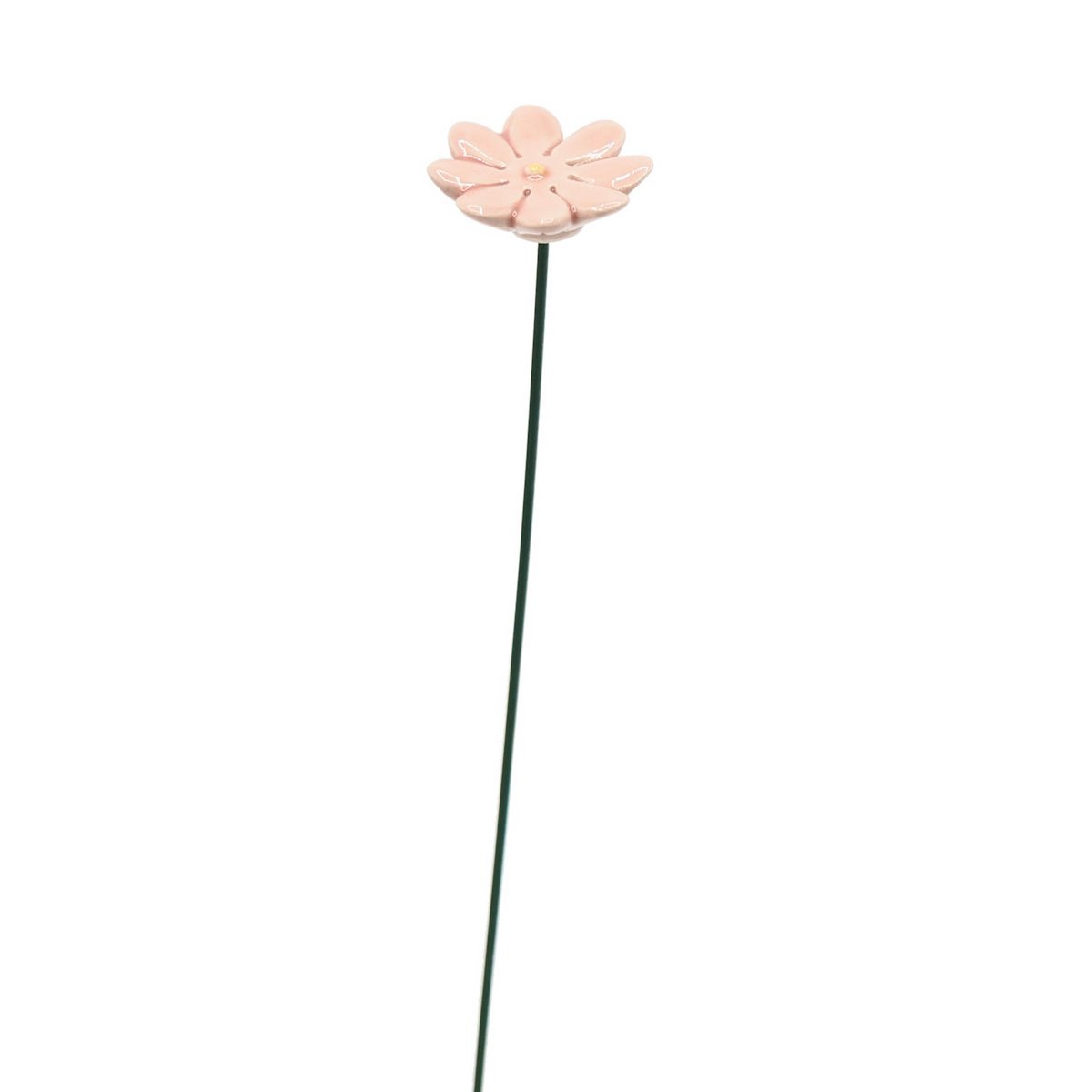Daisy flower ceramic mini pink 2.5 cm