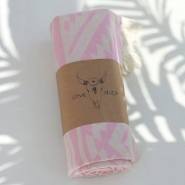Hamamdoek aztèque rose