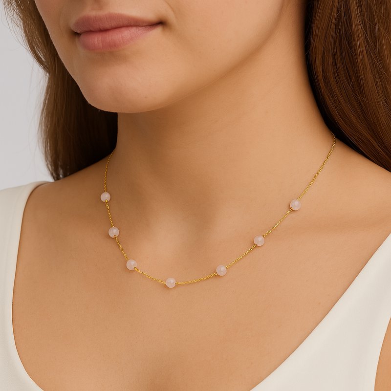 Nora necklace rosa