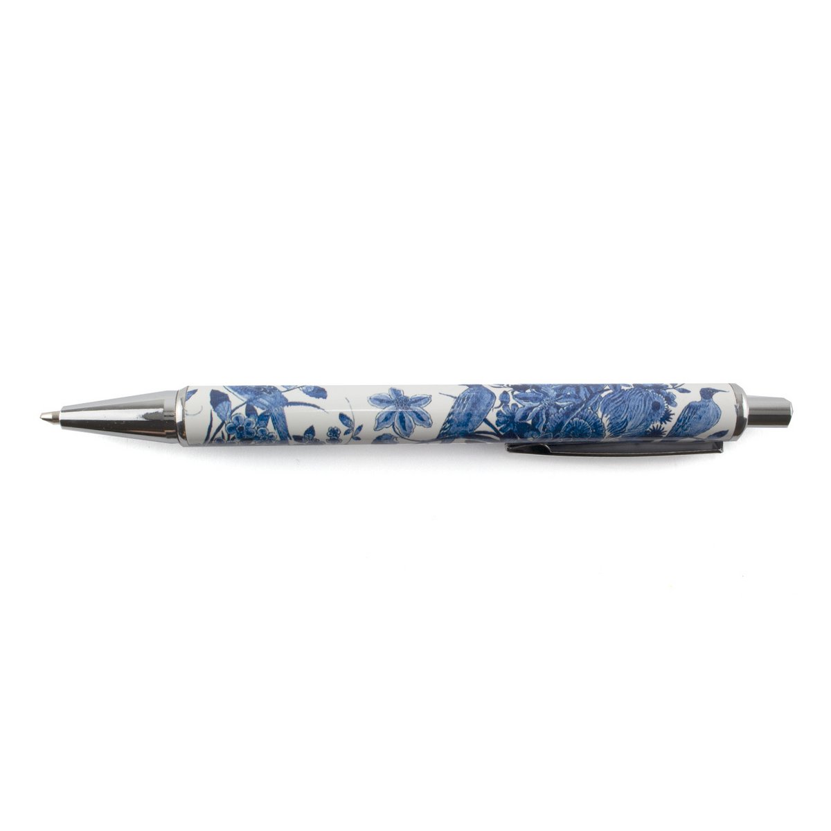 Stylo bille dans coffret, oiseau bleu de Delft