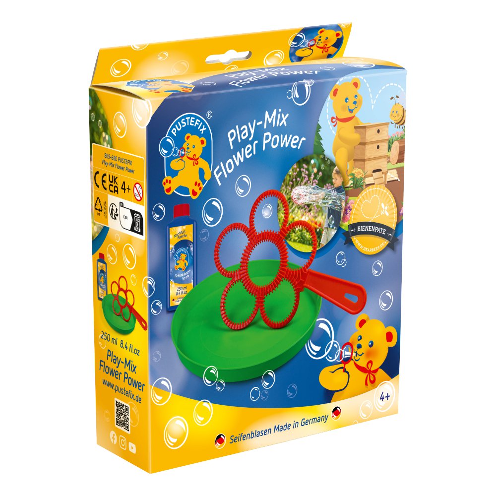 PUSTEFIX Flower Blowing Ring Set Flower Power