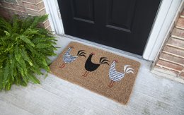 Roosters Coir Doormat