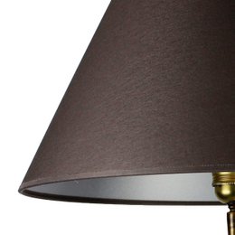 Tkanina abażuru ciemnoszara/wewnątrz srebrna 40/20/24 cm