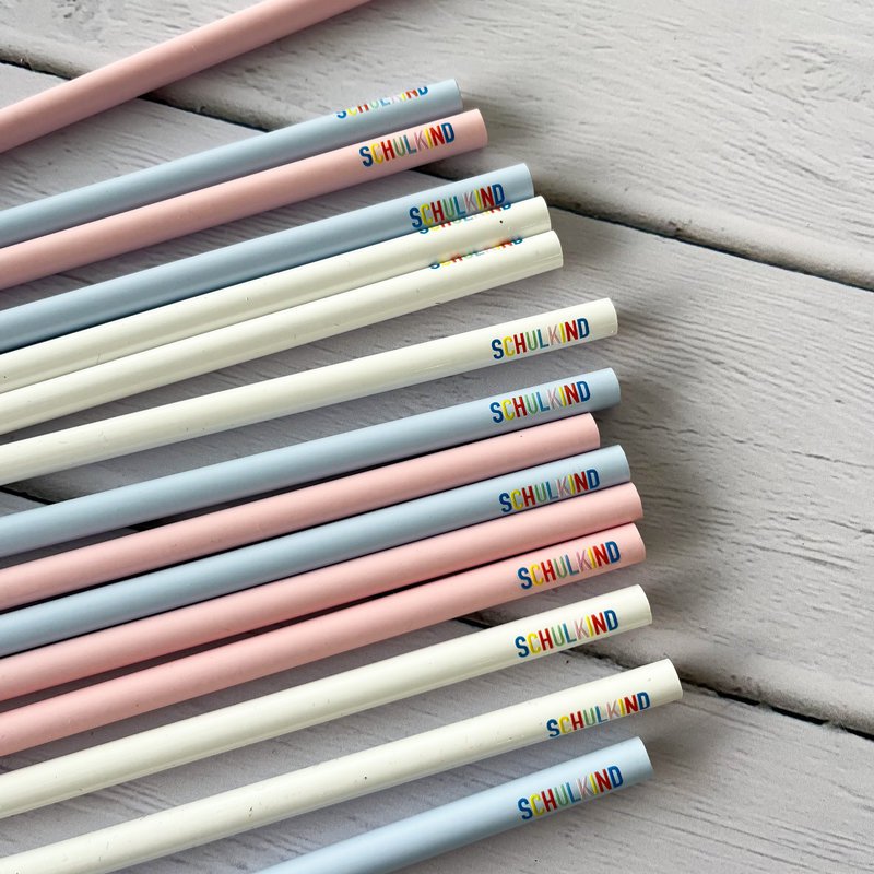 Potlood “Schoolkind” – wit – cadeau voor schoolinschrijving