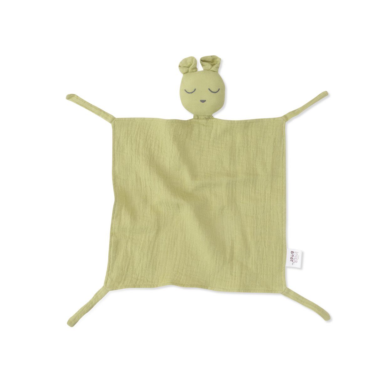 SET DOUDOU + BANDANA + Bijtring - MOD. OSO - OLIJFGROEN
