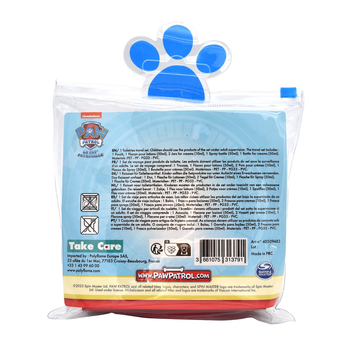 Paw Patrol travel kit