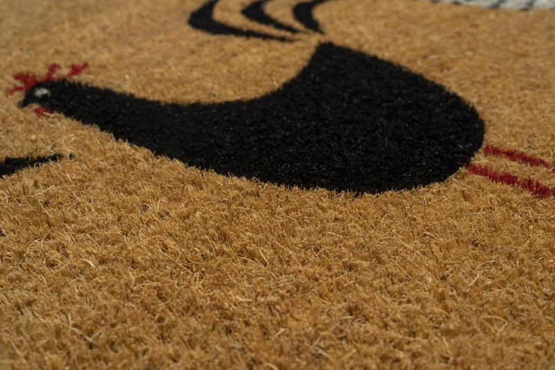Roosters Coir Doormat