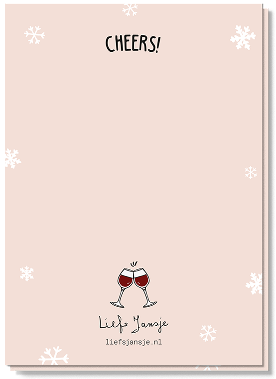 Julekort sjovt | Vin