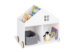 Kinderbuchhandel auf Rädern „Hus”, weiß
