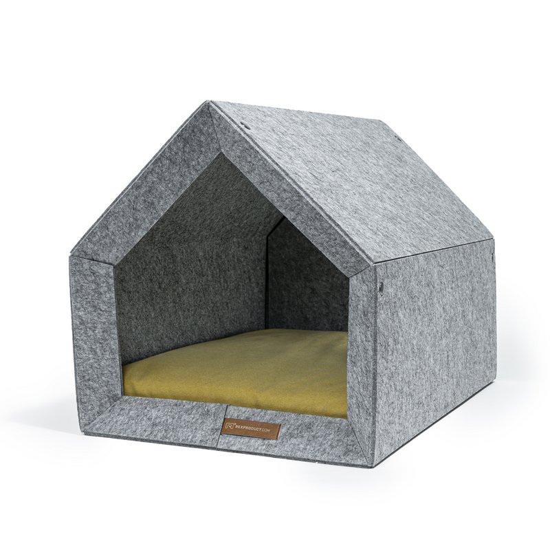 Pethome Perfekt hus til en hund og en kat - lysegrå/genanvendt