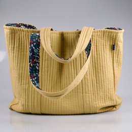 Tote Bag (L) - khaki af økologisk bomuld