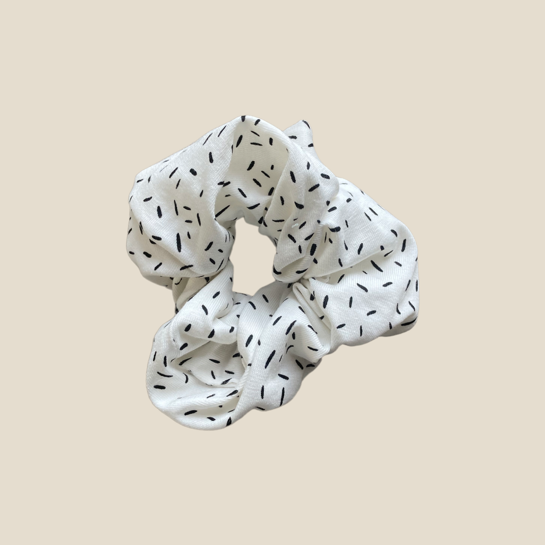 Scrunchie Bella white