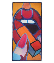 Linen beach towel Ritual - Agnė Kišonaitė