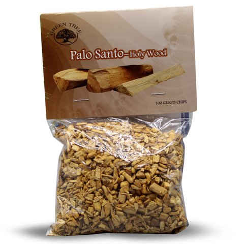 Green Tree Palo Santo Wood Chips 100 Gram