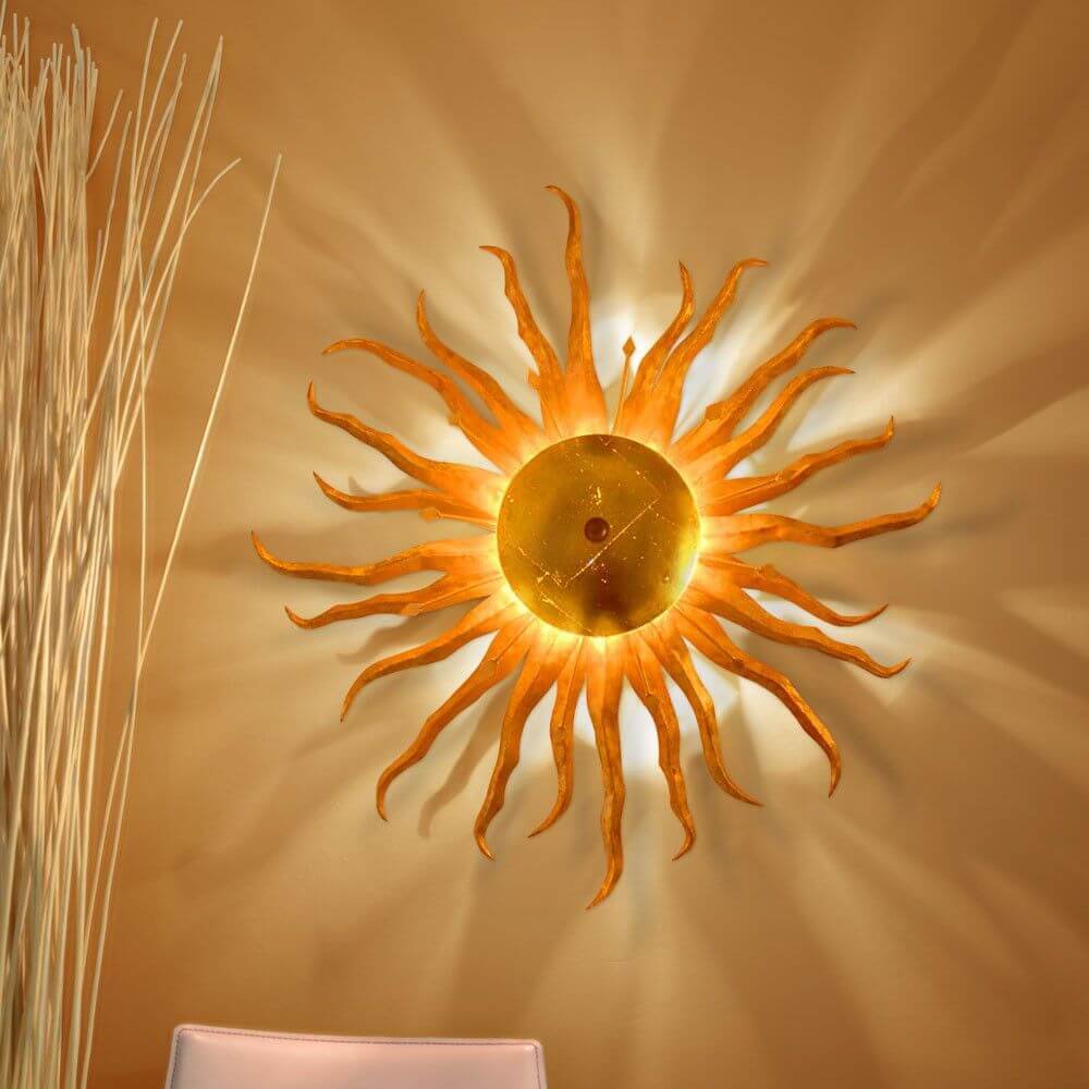 s.luce Diator XL handgesmeed zonneroest en gouden kleuren