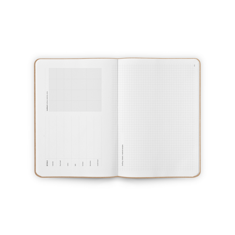 Interiørdesign brevpapir notesbog