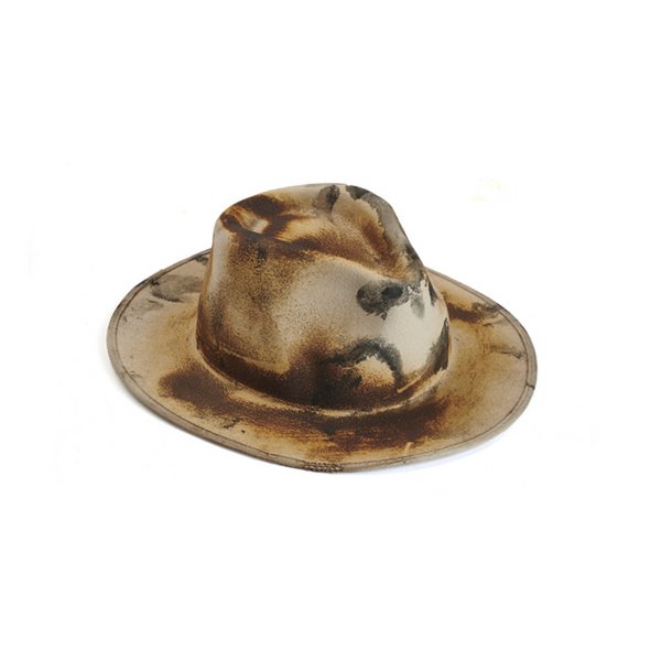 Hand crafted felt fedora hat