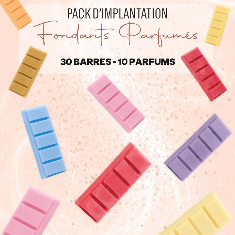 Pack de démarrage fondants parfumés barres - 10 parfums