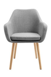 Armchair structural fabric light gray