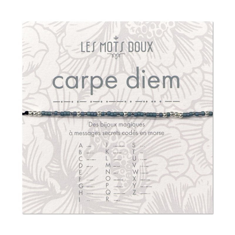 Armband Code Morse: Carpe Diem