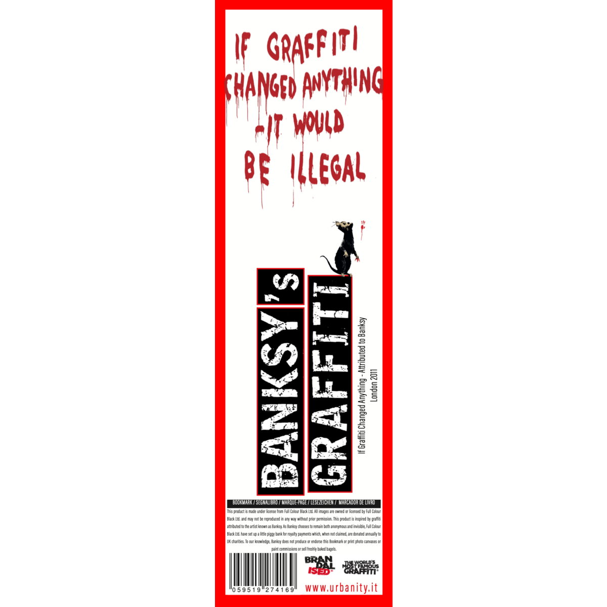Banksy "Soft-Touch"-Lesezeichen - Wenn Graffiti etwas verändert hat