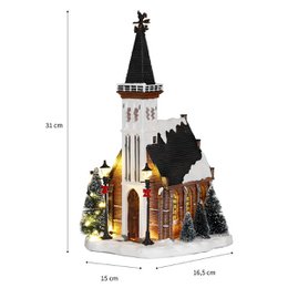 Village de Noël miniature Luville Originals Multicolore