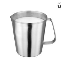 Maatbeker RVS gesatineerd 1,5 liter