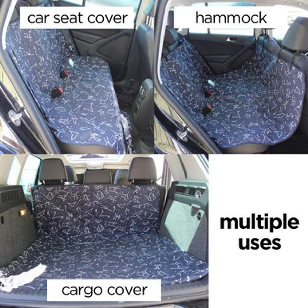Coprisedile per auto Be Still - Stile amaca - Adatto a veicoli con poggiatesta - Protezione con stile