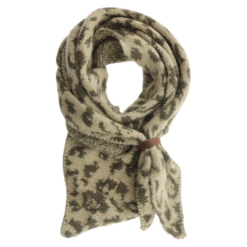Schal Nina Leopard Olive