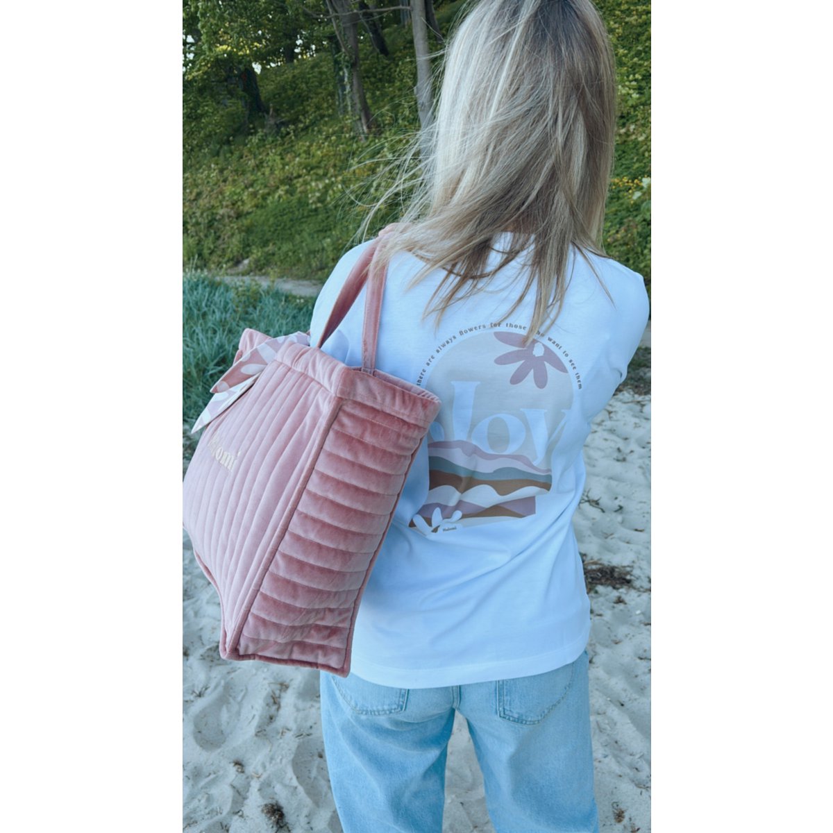 Blush Rose mother's bag