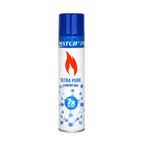 SILVER MATCH, PRENIUM ULTRA PURE Gas Bottle, for Camping Stoves, Gas Stove, 300 ML
