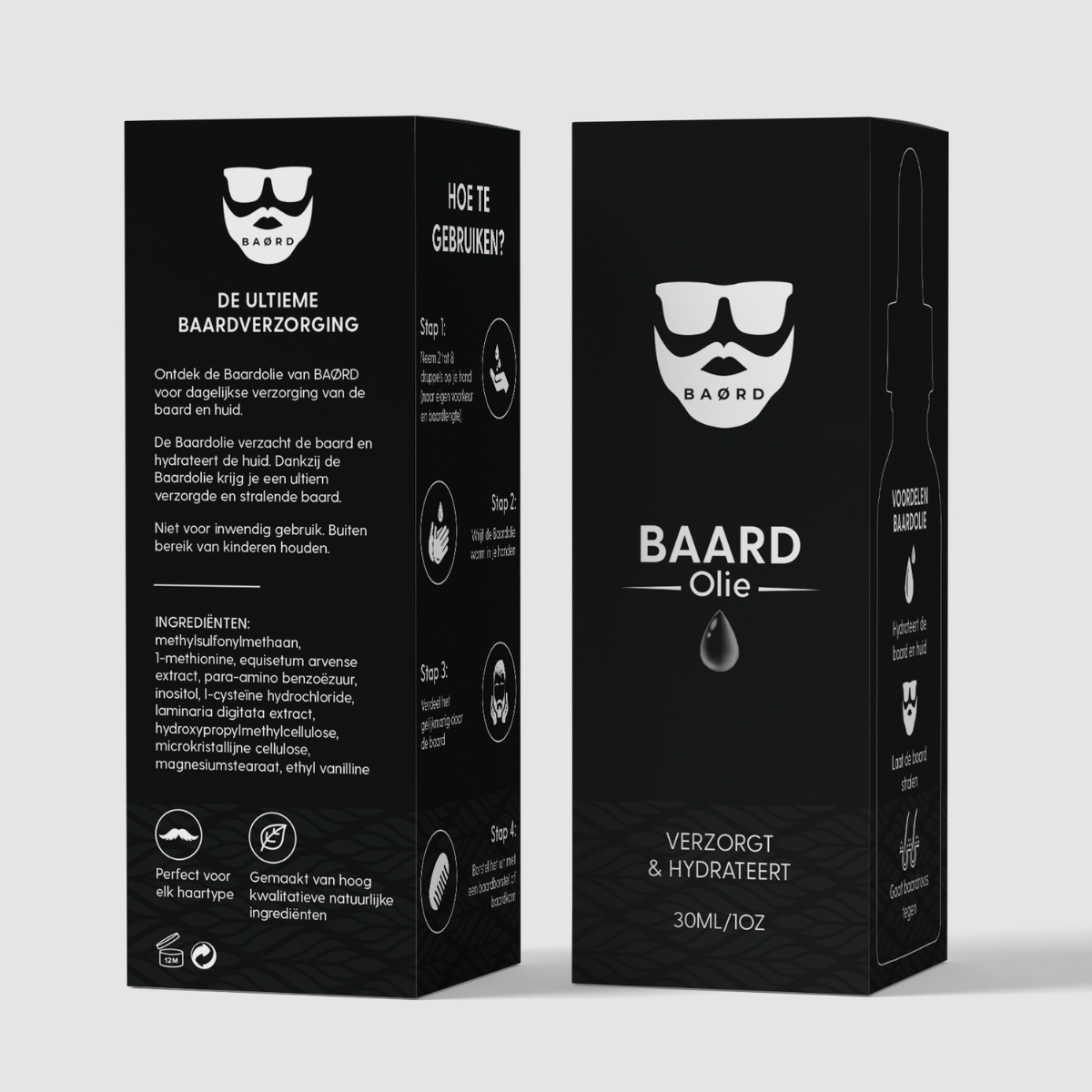 Beard Oil - 30ML - Natural - For Men