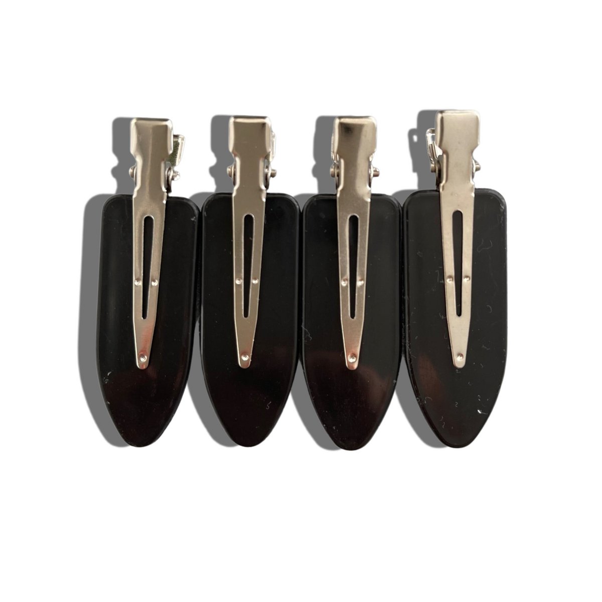 Pinzas para el cabello profesionales YOSMO – Paquete de 4 – Ideal para peinado, maquillaje y cuidado de la piel