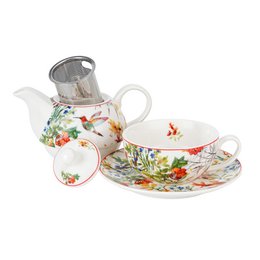 DUO FLOWERS Tea for One, 350ml, LINNEA, Giftbox
