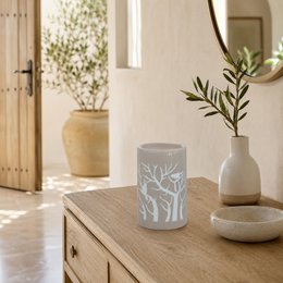 Parfumbrander – Grey Treebee – Verspreiding van geurende was, etherische oliën – Aromatherapie-accessoire – Decoratief cadeau-idee