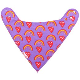 Śliniaczek w kropki Happy Hearts - śliniaczek dla niemowląt