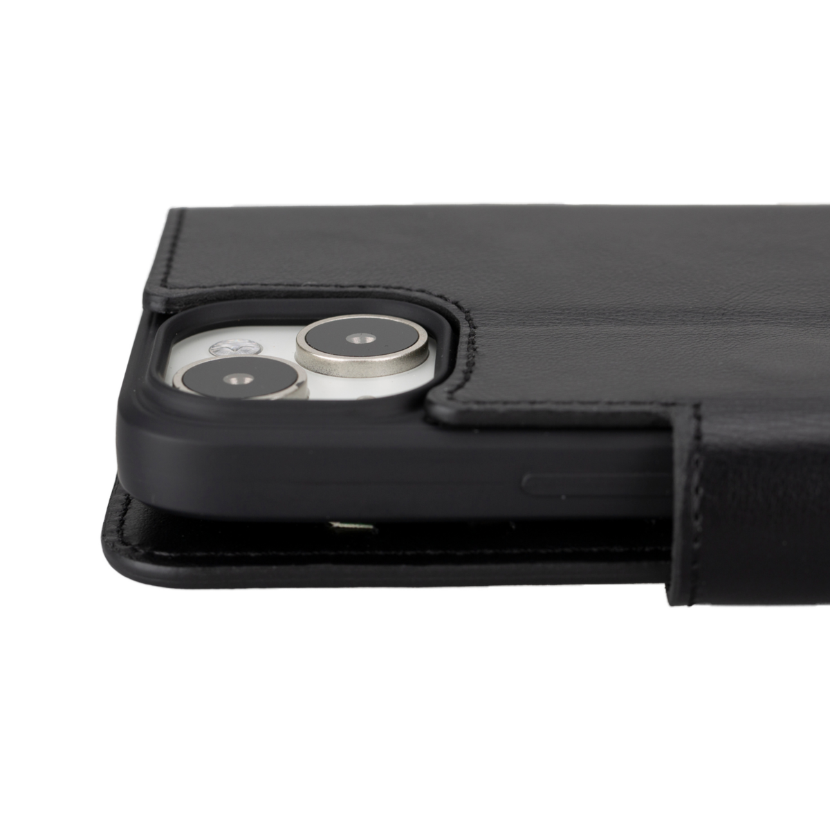 iPhone 15 Pro Telefoonhoesje Rustiek Zwart