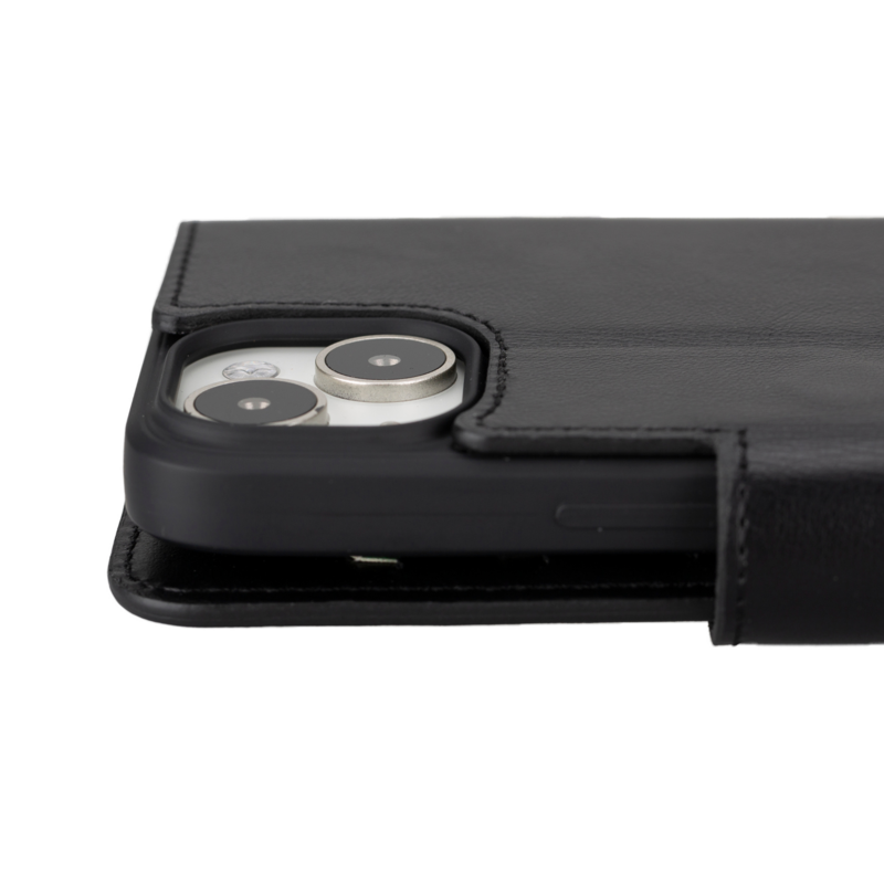 iPhone 15 Pro Telefoonhoesje Rustiek Zwart