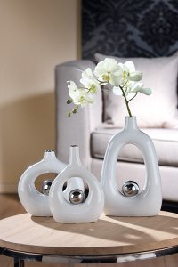 Ceramic neck vase "Tonda" VE 4