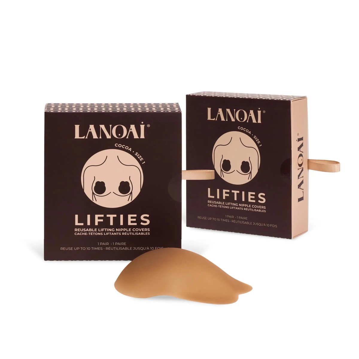 Lifties Duo – Lifting-Nippelabdeckungen aus Silikon | 2er-Pack