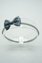Nylon haarband satijnen strik