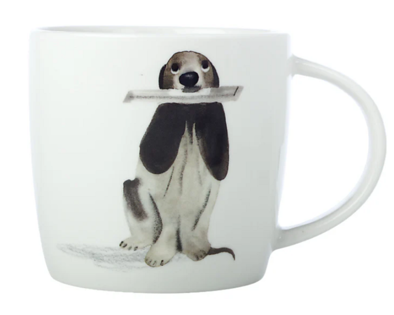 M&W FURRY FRIENDS Mug 400ml, The Mail, giftbox
