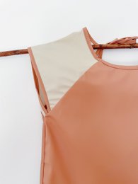 Vinklar Vandtæt første babyforklæde Natur Terracotta