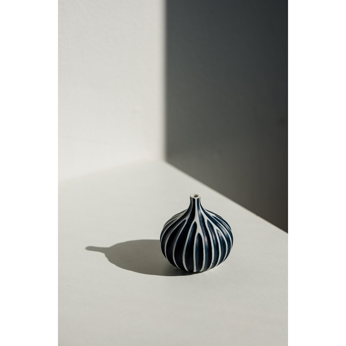 Congo Vase - Blue Stripes