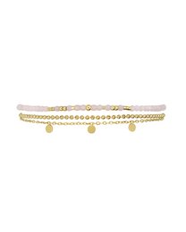 Armbånd 'Alexis' - Rose Quartz