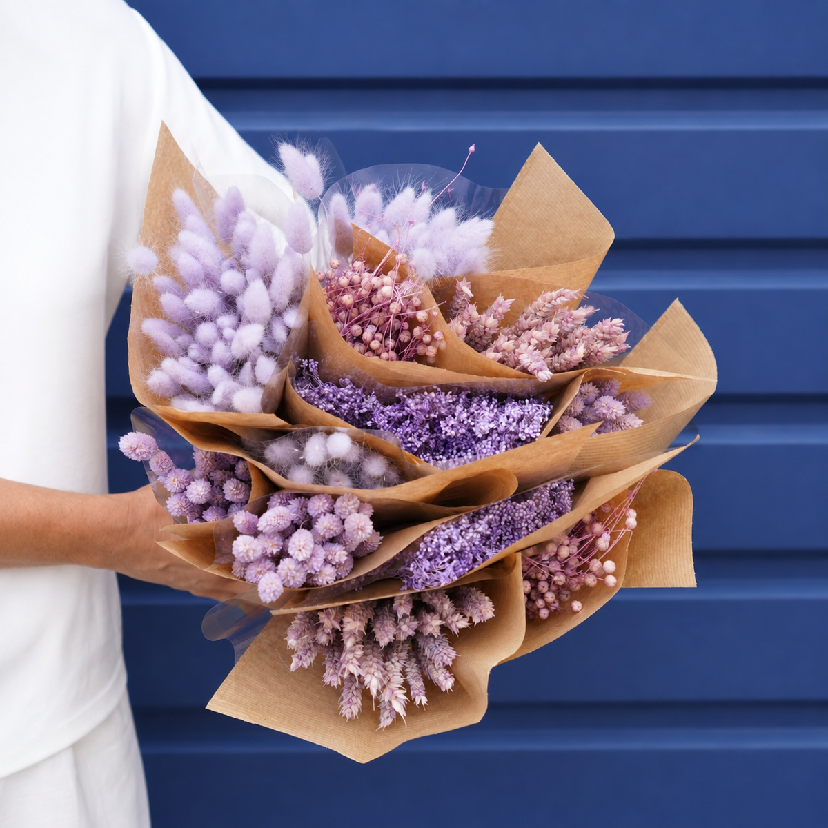 Gedroogde bloemen Mono Bunches - Lilac