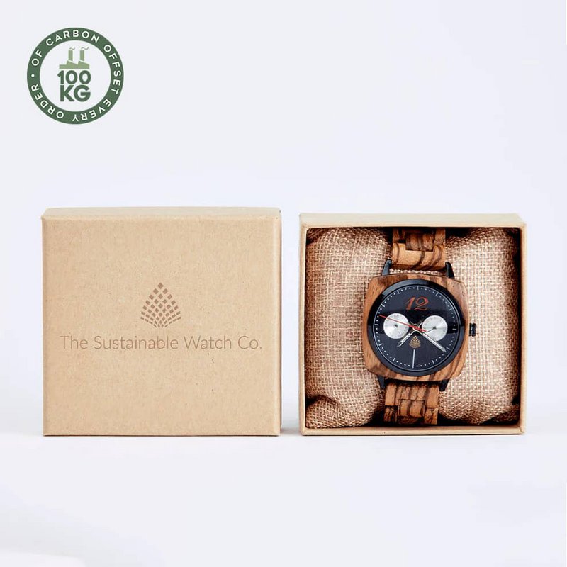 The Oak - Handmade Wood Vegan Watch