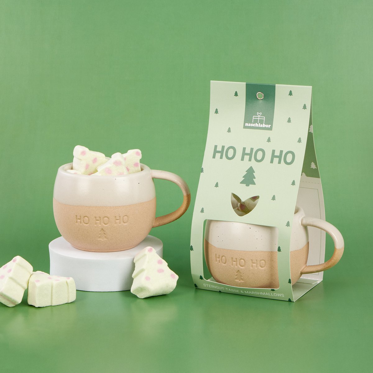 Geschenkset Ho Ho Ho Marshmallow & Tax