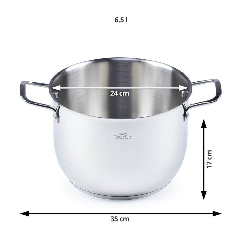 Pour & Cook Casserole with glass lid - 24x12 cm